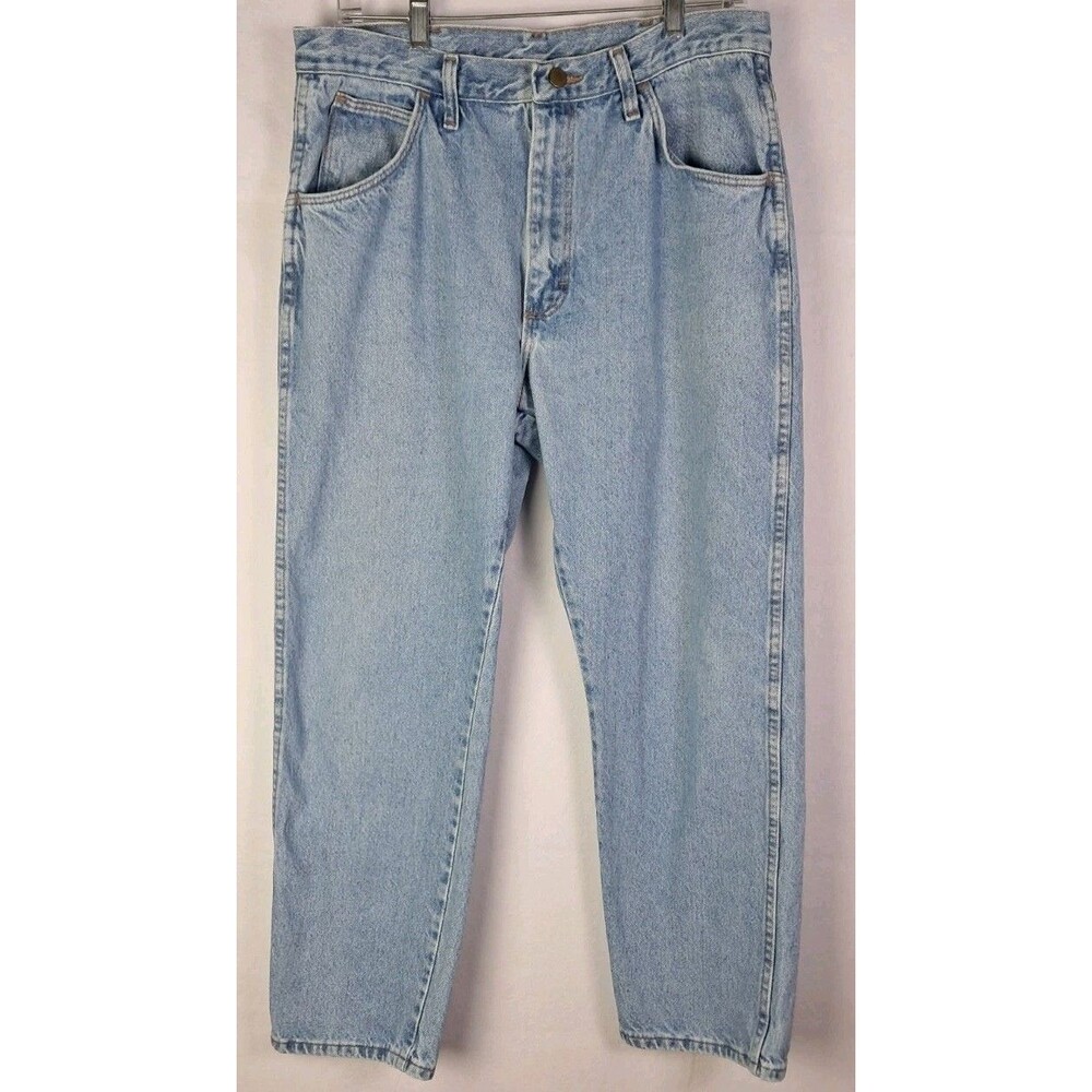 Rustler Legendary Gold Womens 32x28 Jeans High Rise Straight Made in USA Vintage